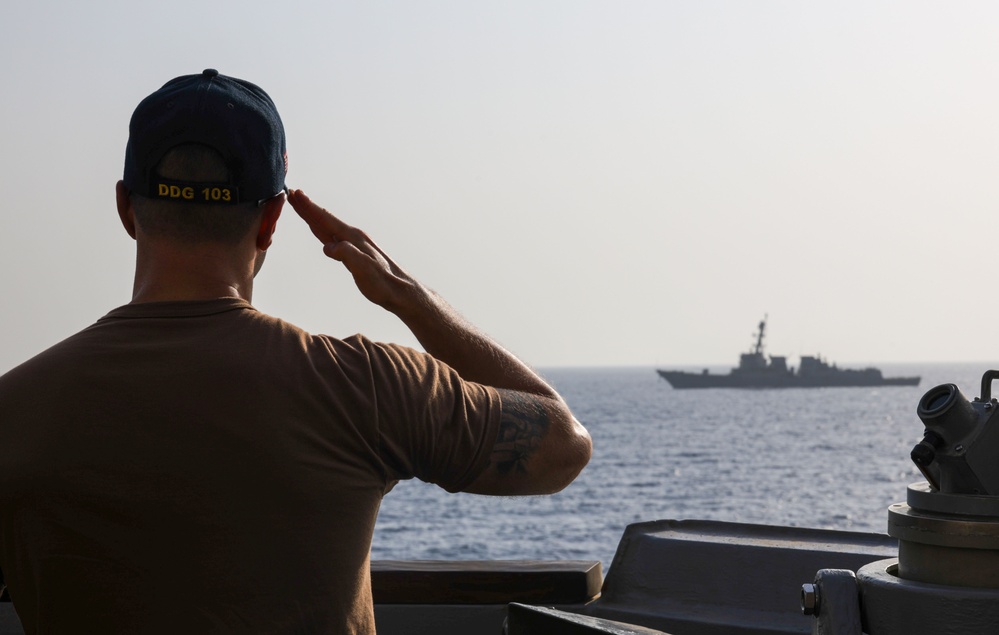 USS Truxtun Conducts Transit