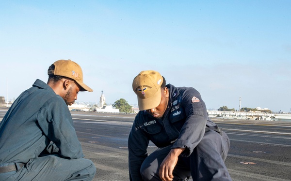 USS Carl Vinson conducts routine operations