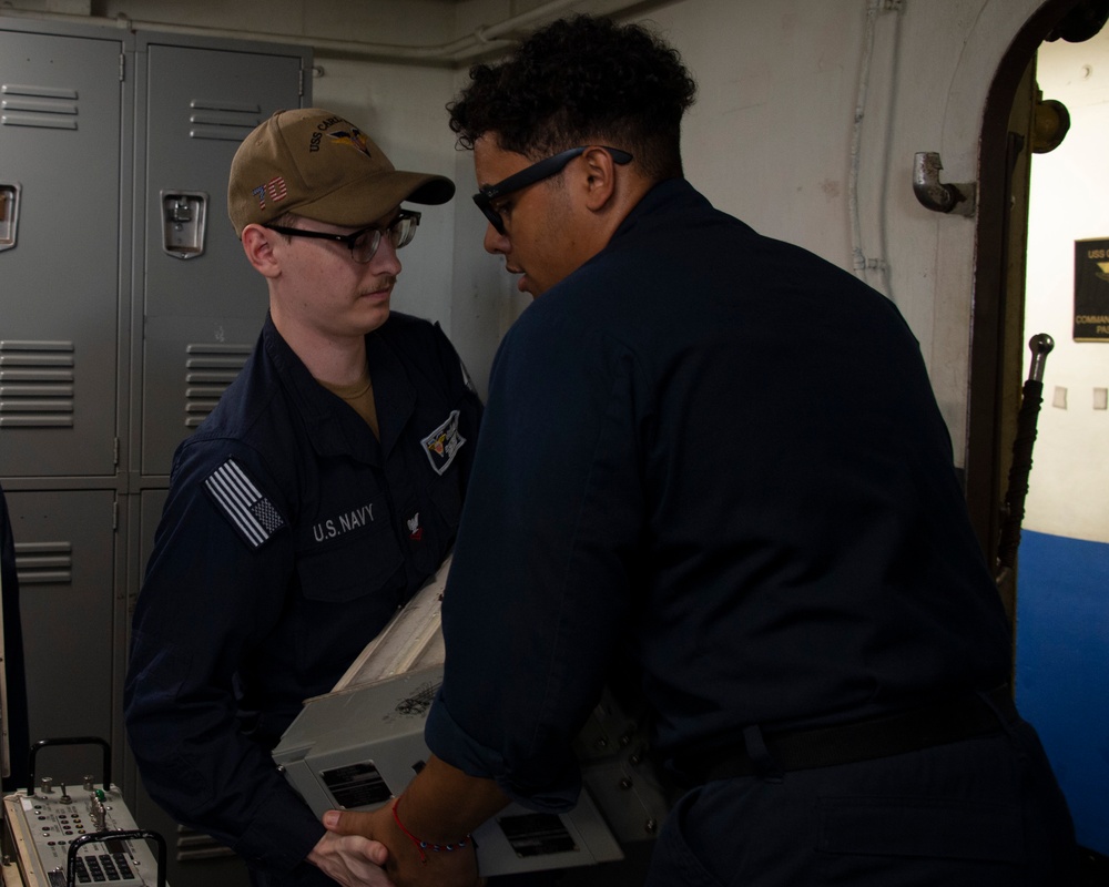 USS Carl Vinson conducts routine operations