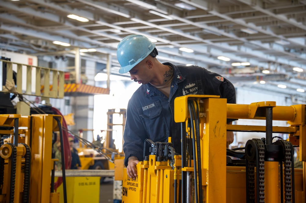 USS Carl Vinson conducts routine operations