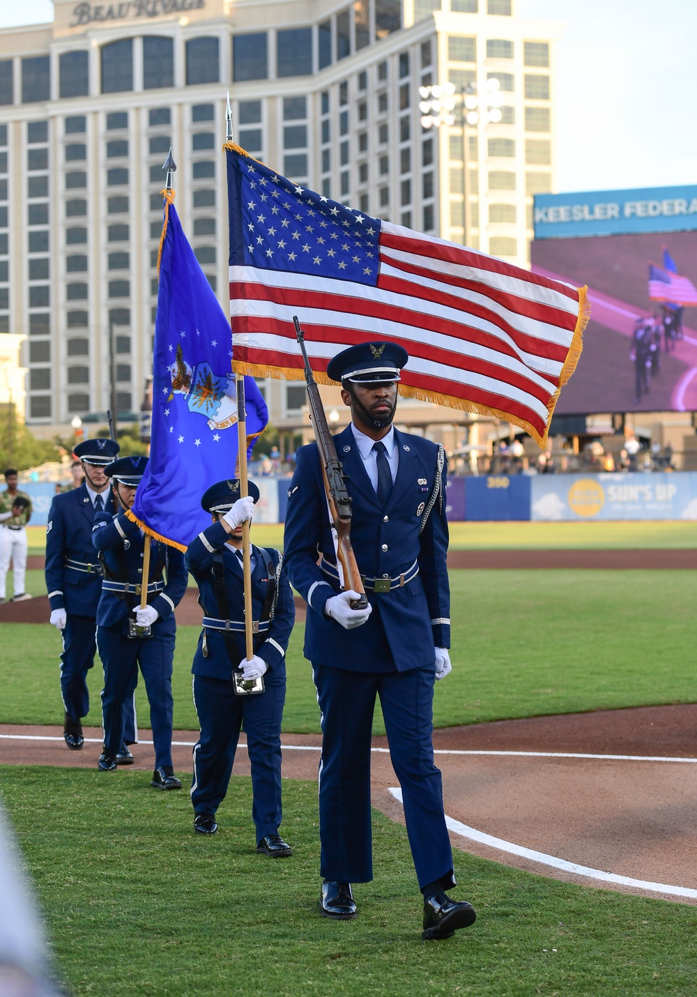 Biloxi Shuckers show Keesler AFB appreciation