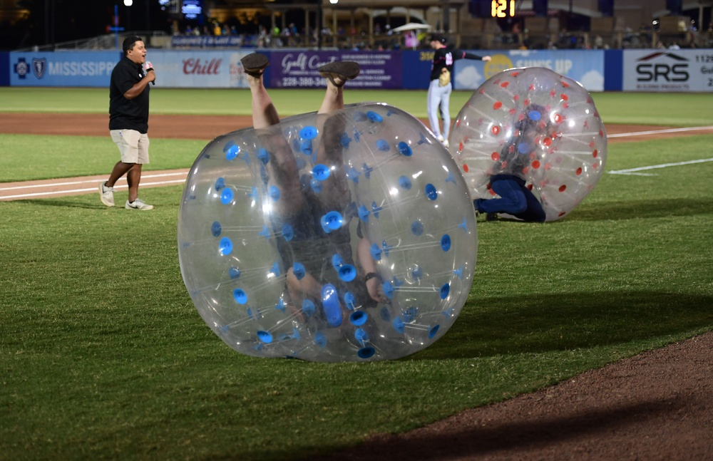 Biloxi Shuckers show Keesler AFB appreciation