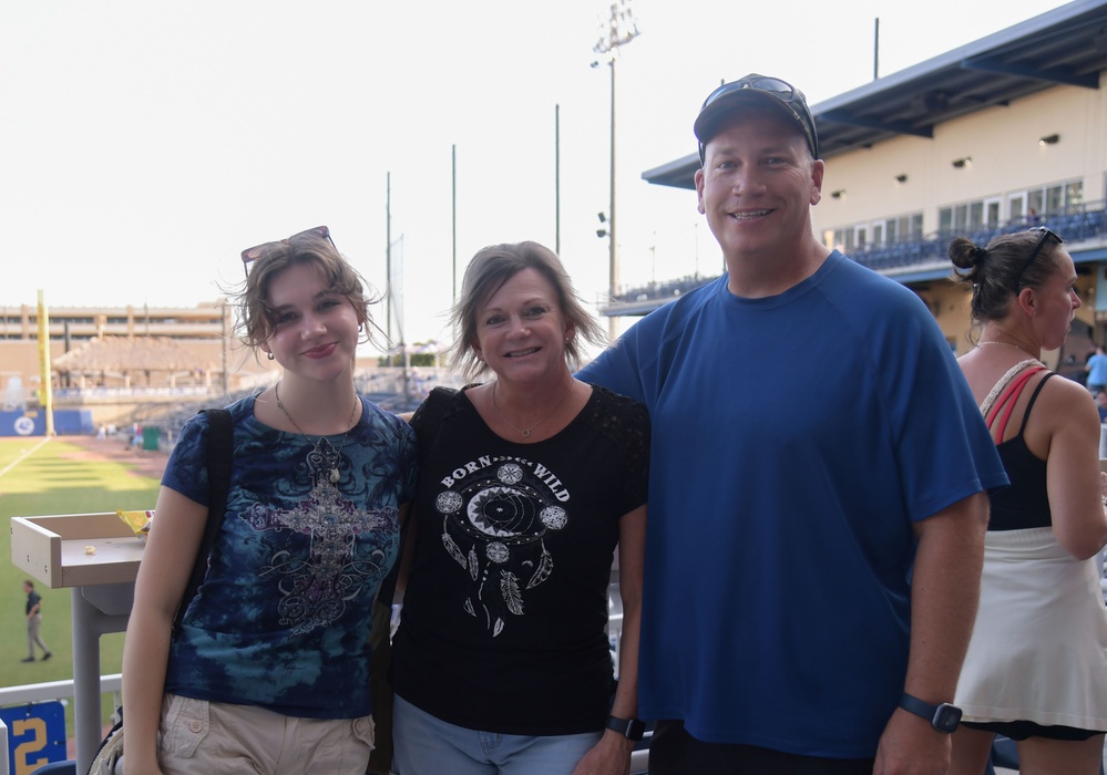 Biloxi Shuckers show Keesler AFB appreciation