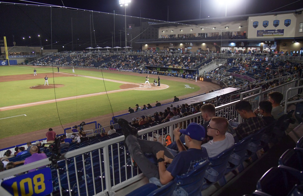 Biloxi Shuckers show Keesler AFB appreciation