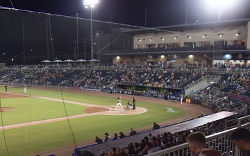 Biloxi Shuckers show Keesler AFB appreciation