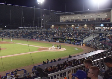 Biloxi Shuckers show Keesler AFB appreciation