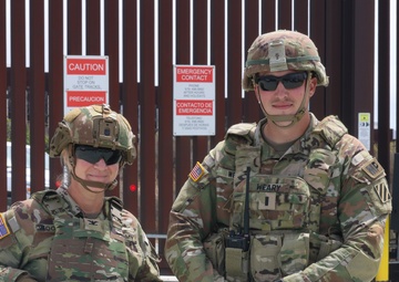 Border mission reunion, former professor and cadet