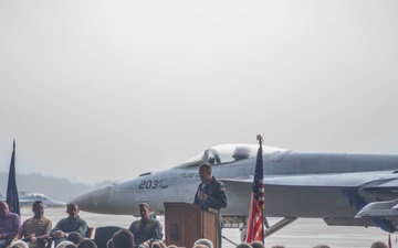 VFA-143 Change of Command