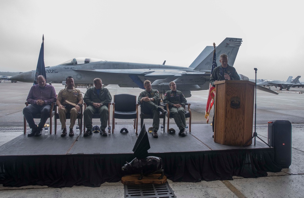 VFA-143 Change of Command