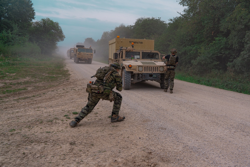 Saber Junction 25, 17th Light Armored BN