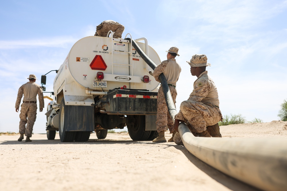 US Marines maintain routes for US Border Patrol