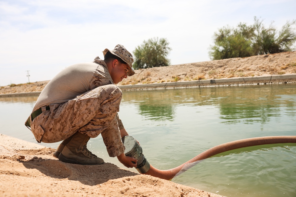 US Marines maintain routes for US Border Patrol