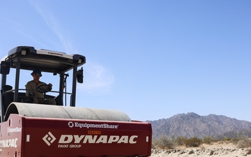 US Marines maintain routes for US Border Patrol
