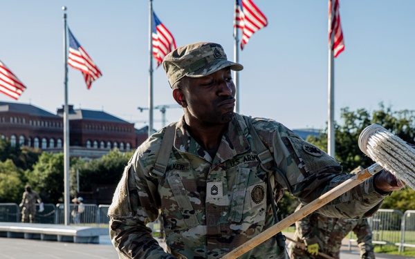 JTF - DC Cleans Washington Monument