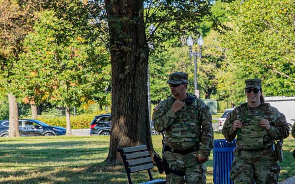 JTF- DC patrols near the Washington Monument
