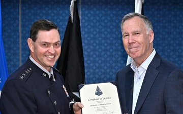 CSO Presents 50 Year Pin