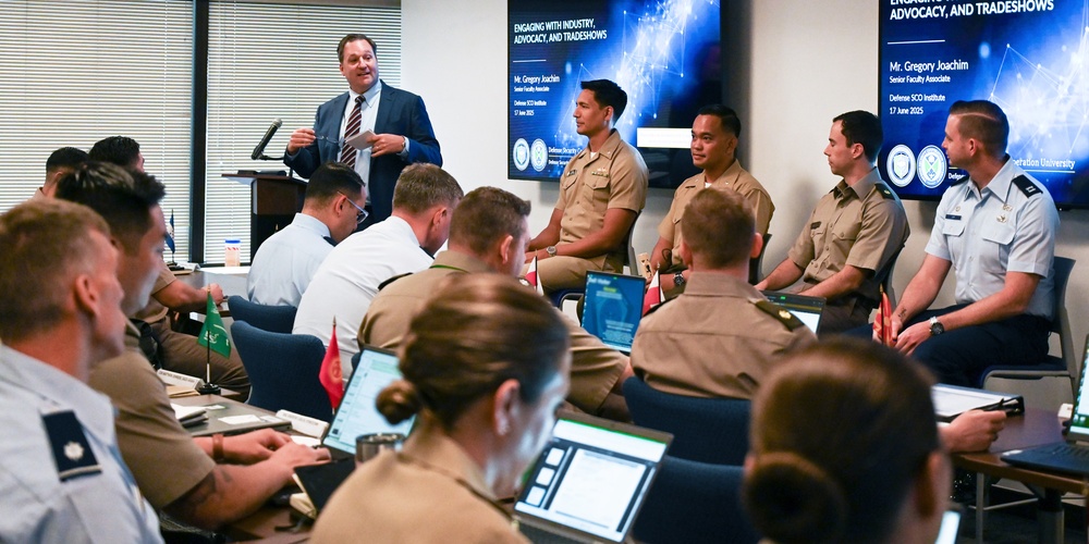 DSCU trains Security Cooperation Organization Personnel in Industry Engagement