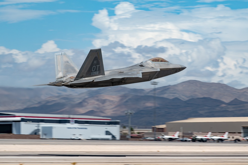 Nellis take offs and landings Aug 26, 2025