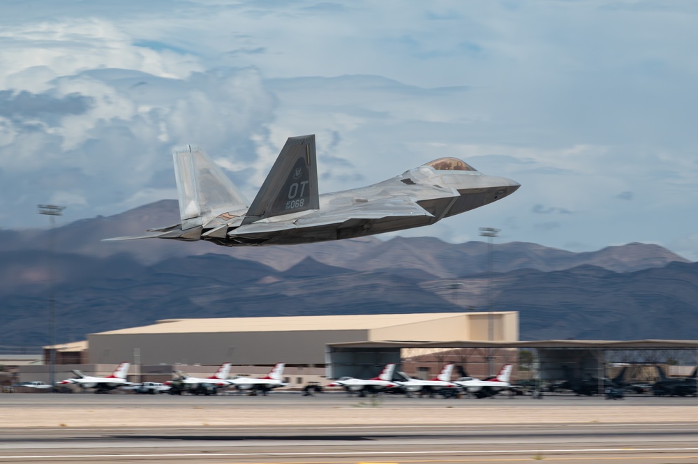 Nellis take offs and landings Aug 26, 2025