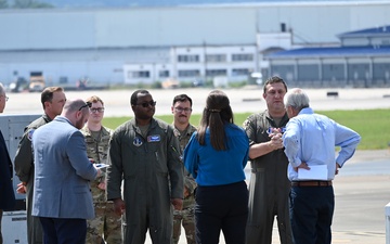 Civic Leaders visit Magic City Airmen