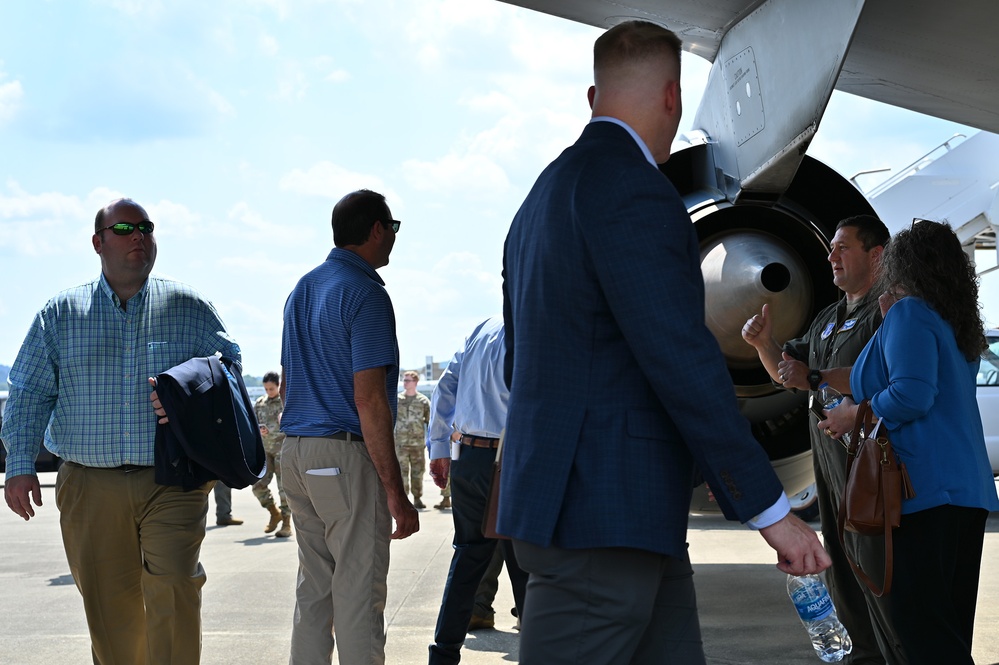 Civic Leaders visit Magic City Airmen