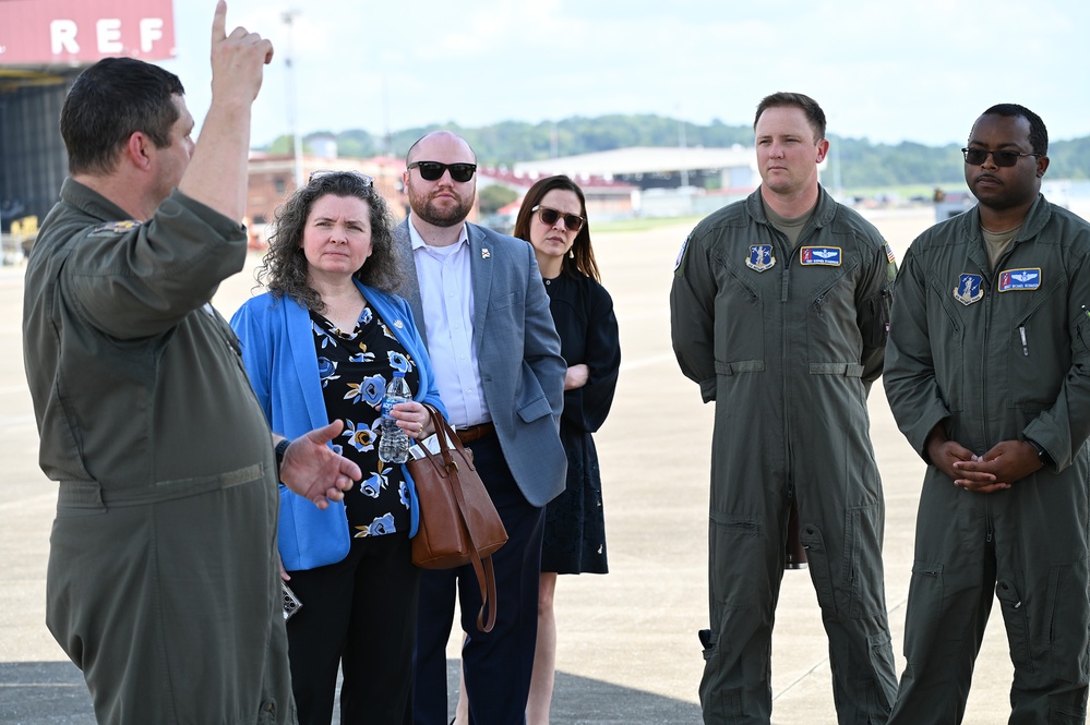 Civic Leaders visit Magic City Airmen