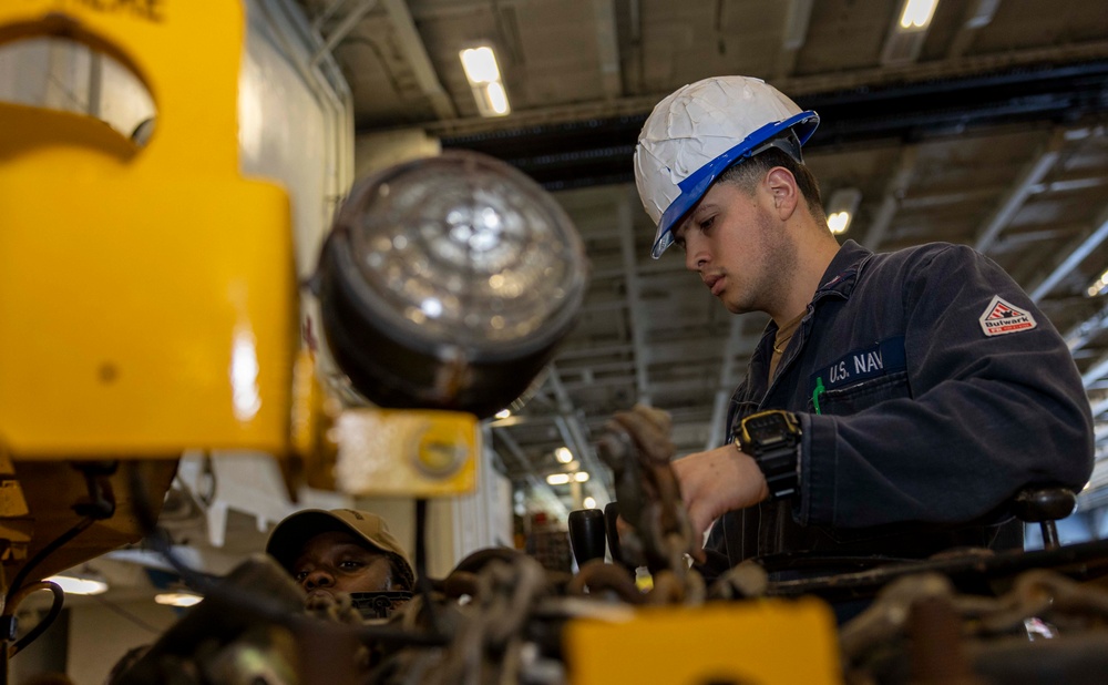 Daily Operations Aboard USS George H.W. Bush (CVN 77)