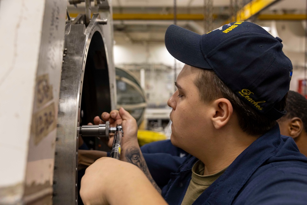 Daily Operations Aboard USS George H.W. Bush (CVN 77)