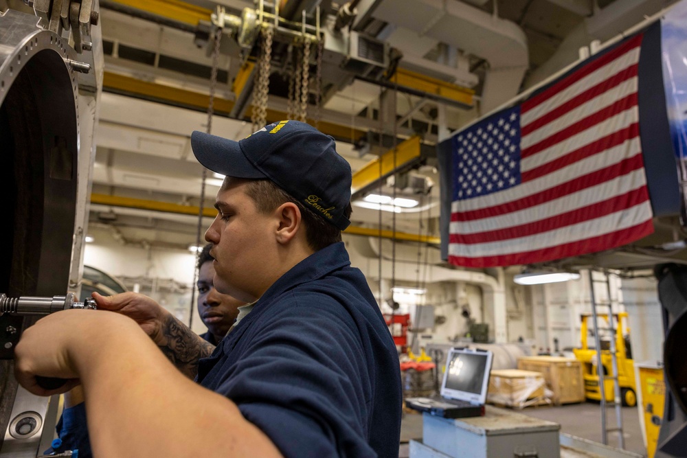 Daily Operations Aboard USS George H.W. Bush (CVN 77)