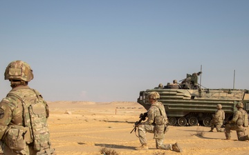 US Soldiers, Marines, partner nations conduct live fire training during BRIGHT STAR 25