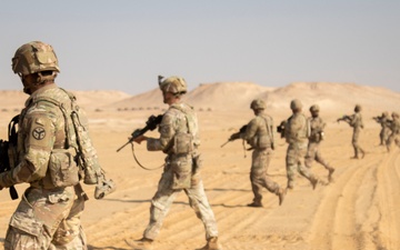 US Soldiers, Marines, partner nations conduct live fire training during BRIGHT STAR 25