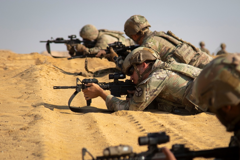 US Soldiers, Marines, partner nations conduct live fire training during BRIGHT STAR 25