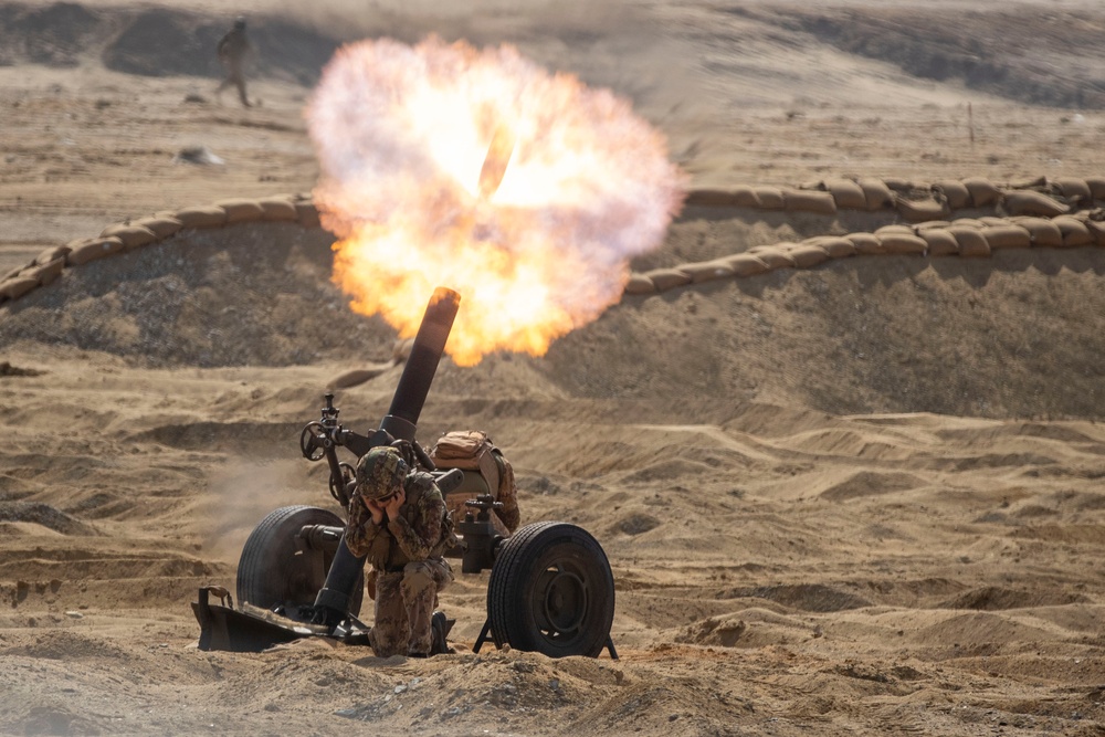 US Soldiers, Marines, partner nations conduct live fire training during BRIGHT STAR 25