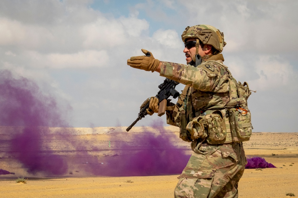 US Soldiers, Marines, partner nations conduct live fire training during BRIGHT STAR 25