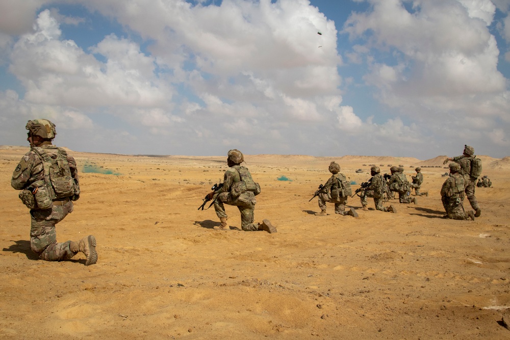 US Soldiers, Marines, partner nations conduct live fire training during BRIGHT STAR 25