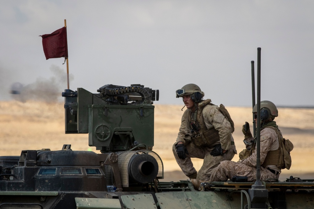 US Soldiers, Marines, partner nations conduct live fire training during BRIGHT STAR 25