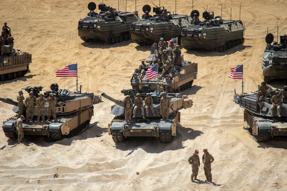 US Soldiers, Marines, partner nations conduct live fire training during BRIGHT STAR 25