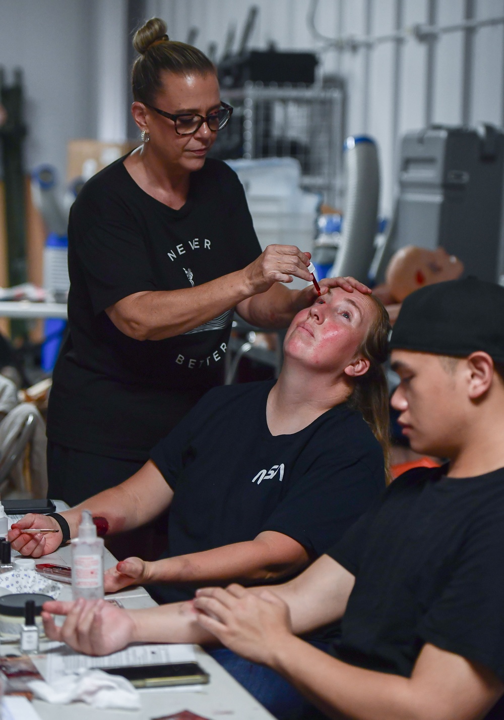 Moulage training brings realism to exercise scenarios