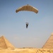 US paratroopers and partner nations jump of Giza Pyramids
