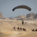 US paratroopers and partner nations jump of Giza Pyramids