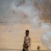 US paratroopers and partner nations jump of Giza Pyramids