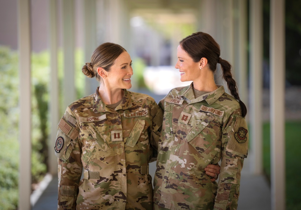 One in a million: Twin sisters serving together at Travis AFB