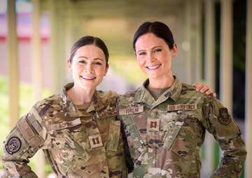 One in a million: Twin sisters serving together at Travis AFB