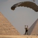 US paratroopers and partner nations jump of Giza Pyramids