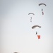 US paratroopers and partner nations jump of Giza Pyramids