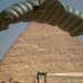 US paratroopers and partner nations jump of Giza Pyramids
