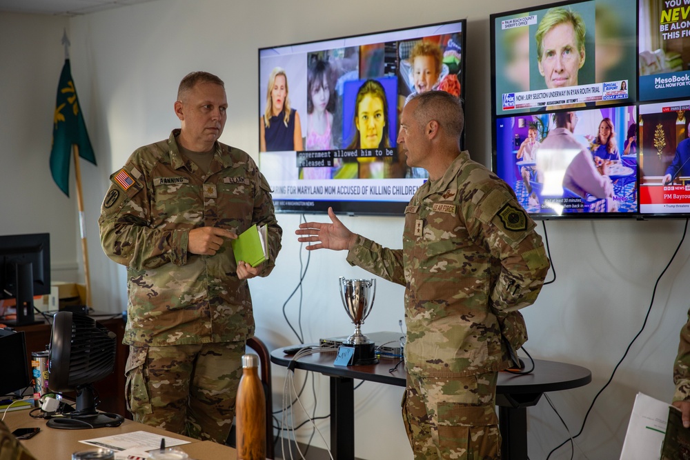 South Dakota Senior Leaders visit  Service Members Supporting the D.C. Safe and Beautiful Mission