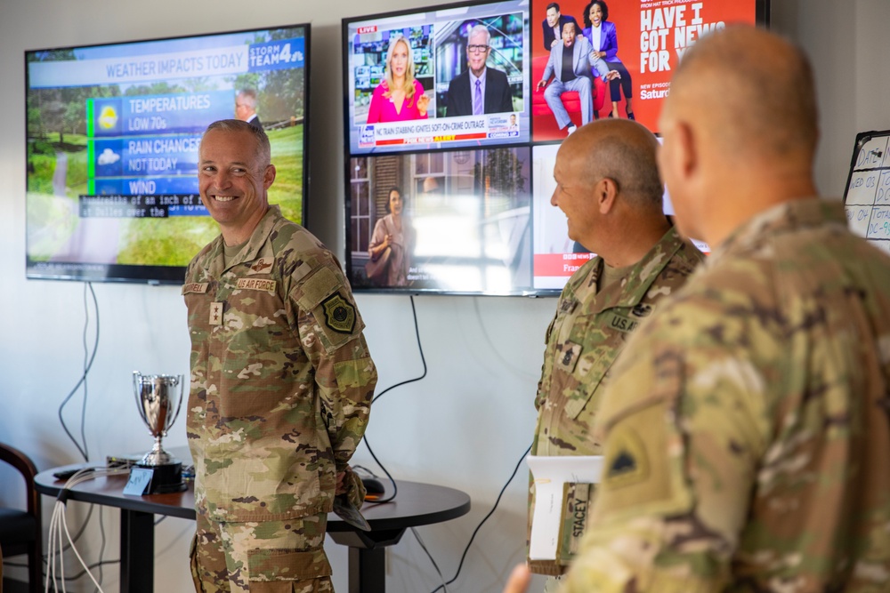 South Dakota Senior Leaders visit  Service Members Supporting the D.C. Safe and Beautiful Mission