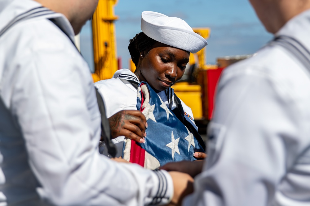 USS Abraham Lincoln departs San Diego