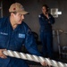 USS Theodore Roosevelt Line Handling